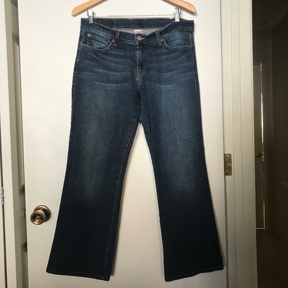 LUCKY BRAND Jeans dark flare bootcut midrise denim women’s 10/30R vintage y2k